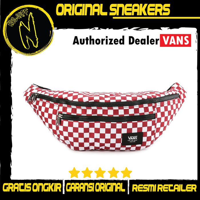 VANS BAG Ward Cross Body Chili Pepper Checkerboard (Waistbag/Tas) Ori