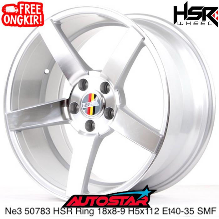 velg mobil mercedes A B C E NE3 50783 HSR R18X8/9 H5X112 ET40/35 SMF