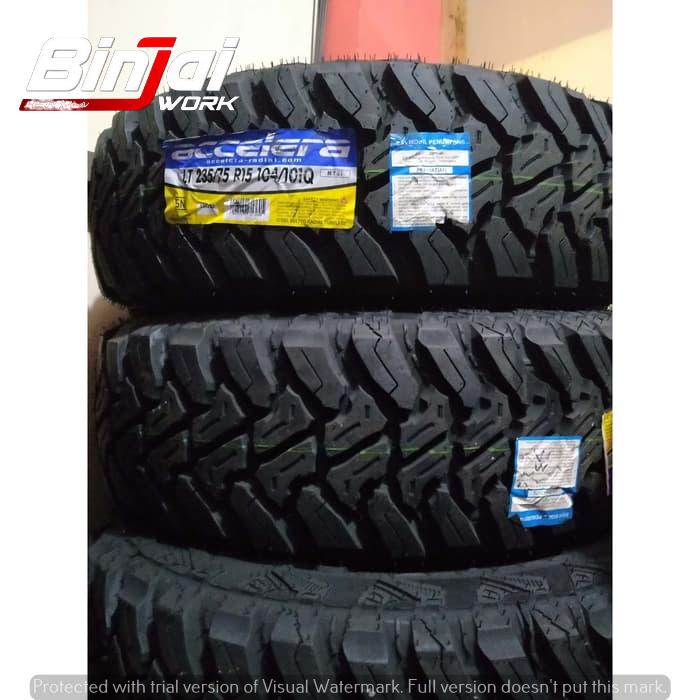 Ban Mobil Ring 15 Offroad M/T ACCELERA MT 235 75 R15 Bukan Bridgestone