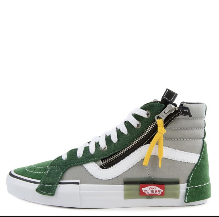 VANS SK8-HI CAP CUT AND PASTE GREENER PASTURES DRIZZLE ORIGINAL
