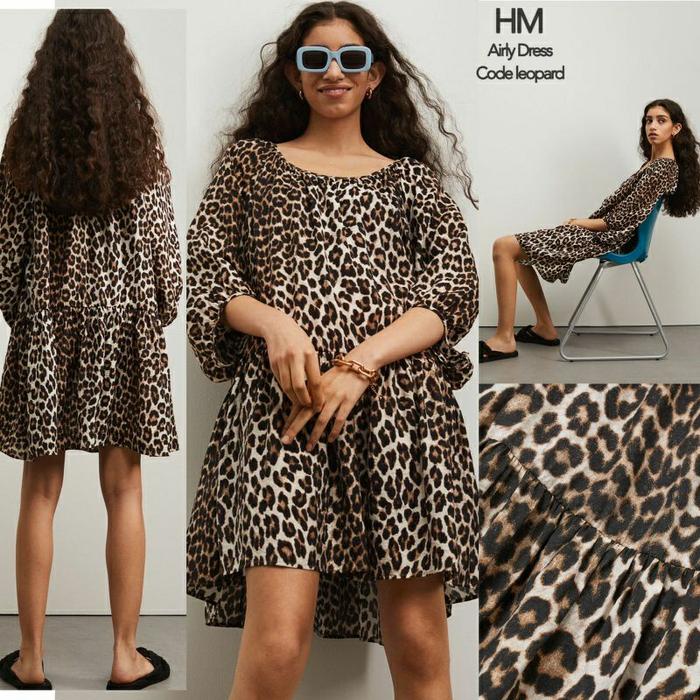 Blouse Batwing H&M Loose Leopard Airly