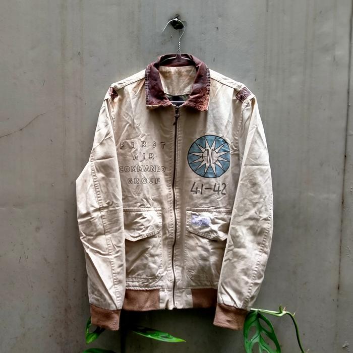 Jaket militer army First Air Commando A2 NO Avirex