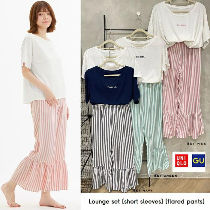 Pajamas Set GU by Uniqlo Flare