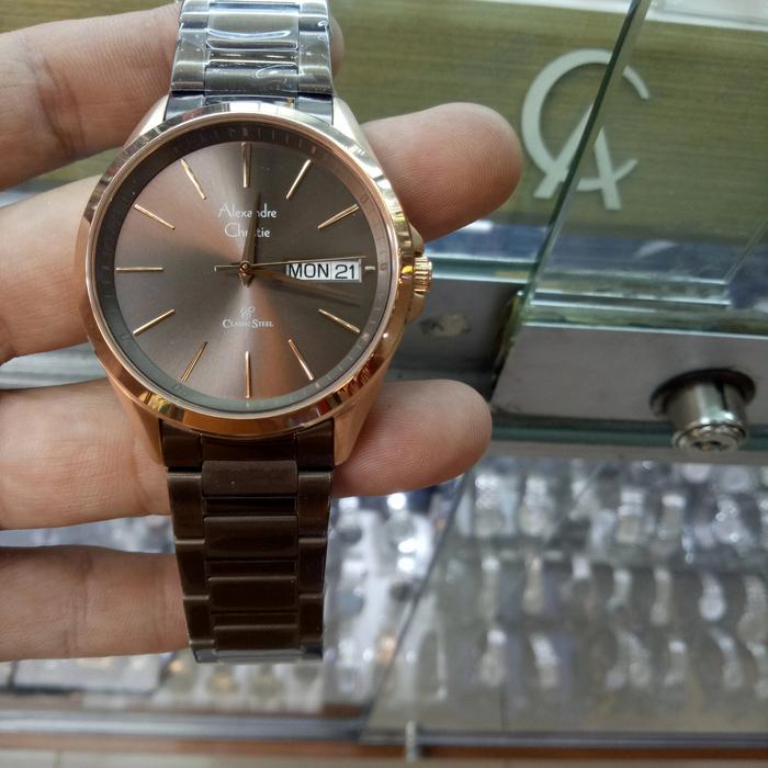 Jam Tangan Analog Pria Alexandre Christie AC 8592 ME All Steel