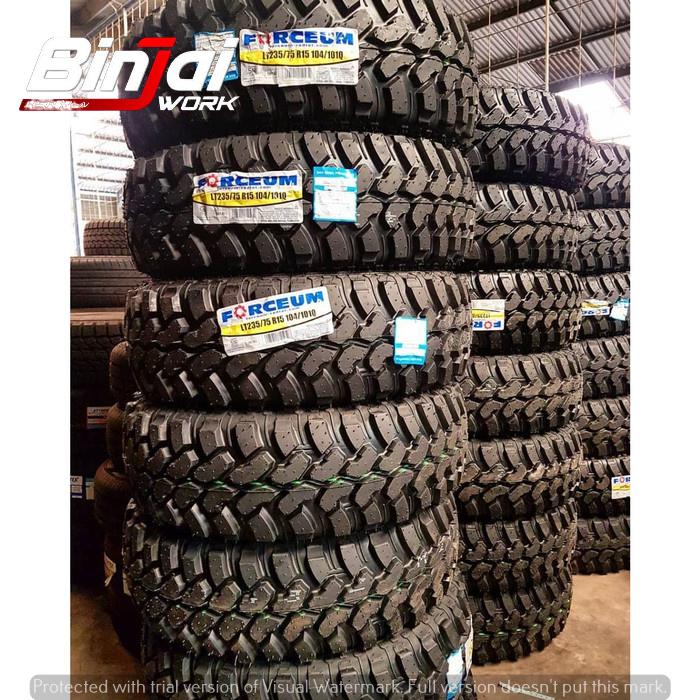 Ban Mobil OFFROAD Ring 15 FORCEUM M/T 235 75 R15 Bukan Komodo Savero