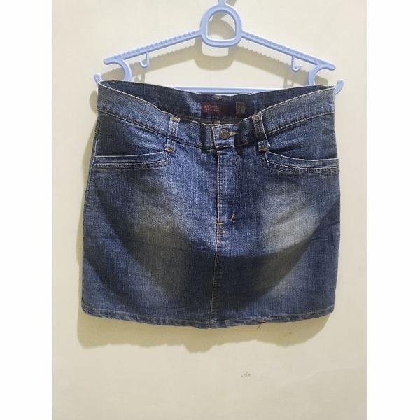 JSK1 jeans rok wanita preloved