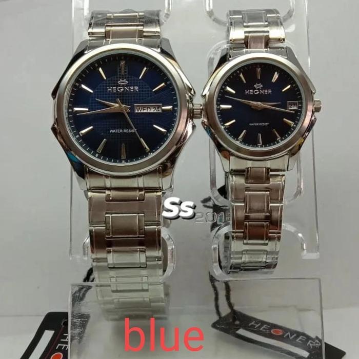 Hegner HW8001G/L/jam hegner original index balok pria/wanita.