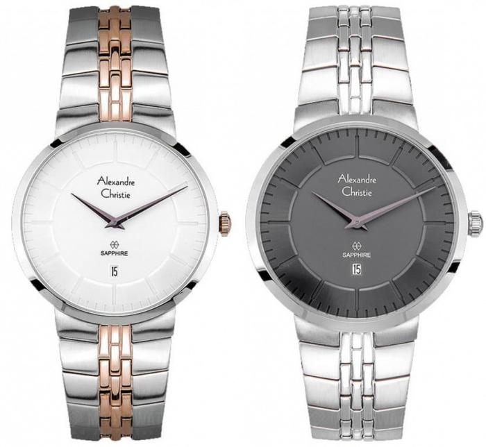 JAM TANGAN PRIA ALEXANDRE CHRISTIE AC 8565 / AC8565 SAPPHIRE ORIGINAL