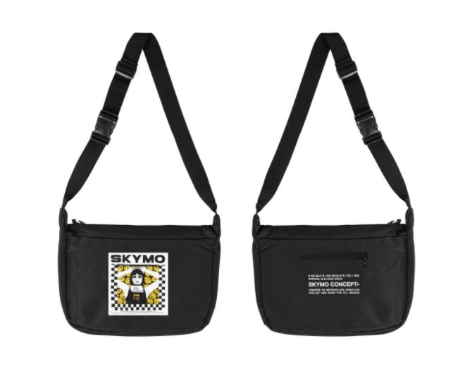 Skymo apparel sling bag lost black