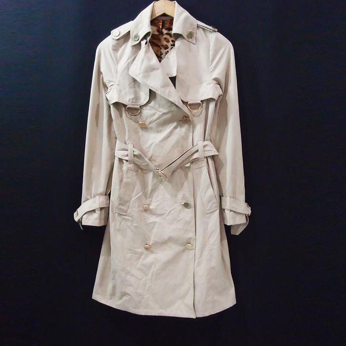 DS077 SIZE S-M EGOIST CREAM COAT MANTEL PREMIUM BRANDED IMPOR REAL PIC