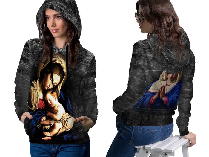 JS | Jaket Wanita Bunda Maria / Jaket Hoodie Bunda Maria Termurah