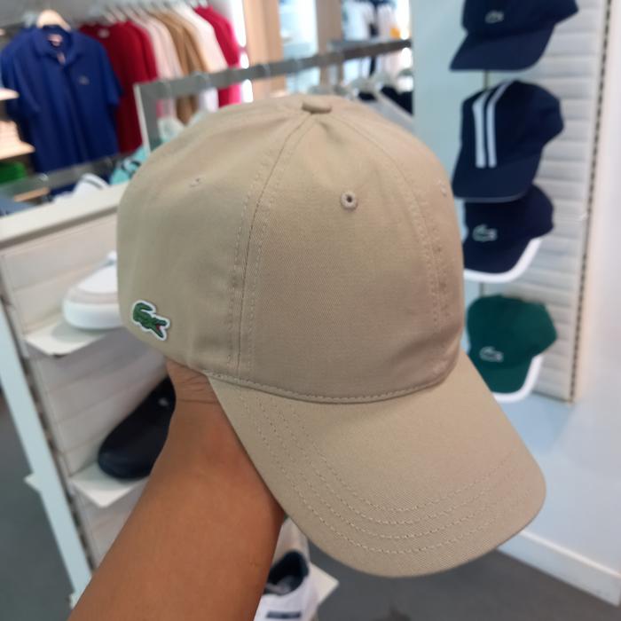 Topi Lacoste Original Kode RK4709 Cream