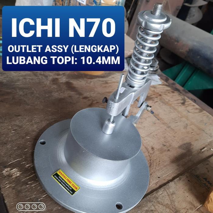 N70 OUTLET ASSY TOPI KOBOI KOBOY LENGKAP POLES BERAS ICHI N 70