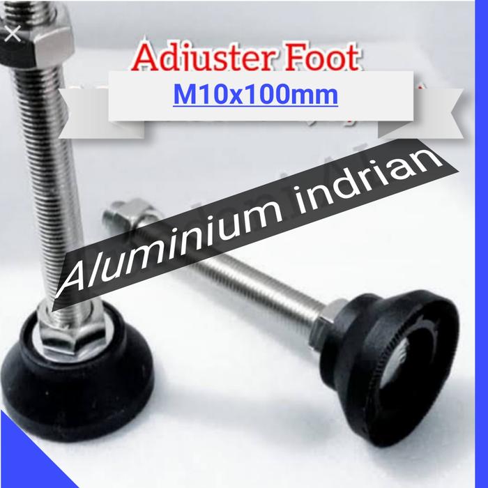 adjuster foot m10x100mm MURAH