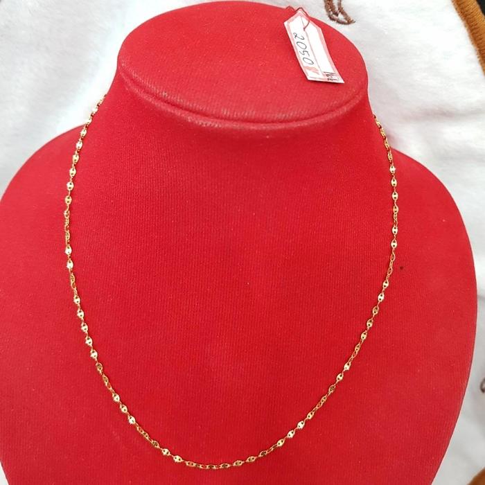 KL374J414J kalung gold model toscano emas kuning asli kadar 700 New