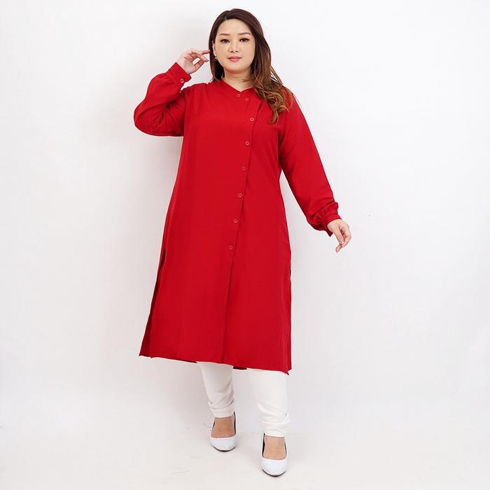JUMBO TUNIK WANITA TANGAN PANJANG SHAKILA IMPORT FIT XXL LD 120