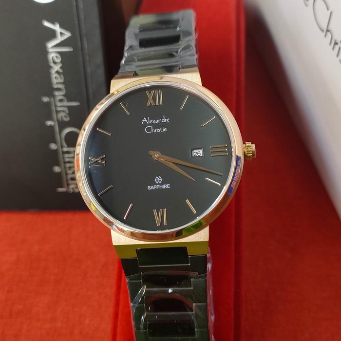 jam Pria Original Alexandre Christie AC 8564 MC All Stainless