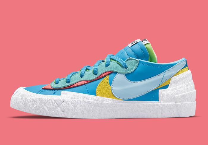 sacai x KAWS x Nike Blazer Low "Neptune Blue" DM7901-400|100% Original