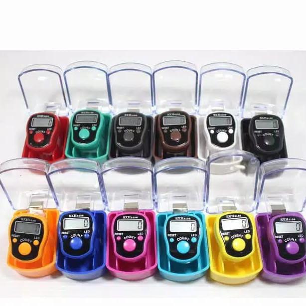 Tasbih Digital LED-Lampu Mini Finger Counter JXN 5136