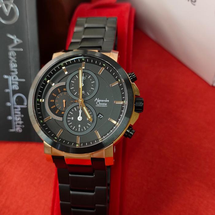 Jam Pria Original Alexandre Christie Ac 6563 MC All Stainless