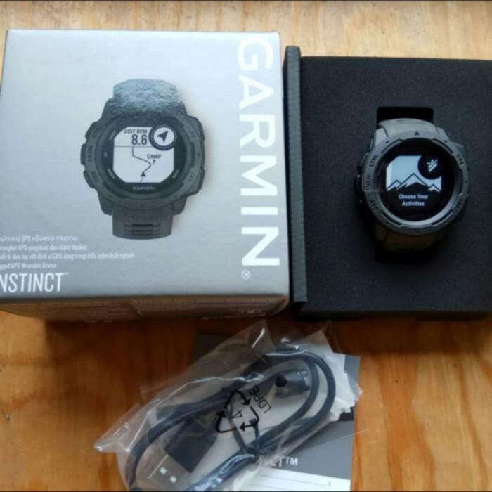 JAM TANGAN GARMIN INSTINCT GRAPHITE ORIGINAL GARANSI RESMI