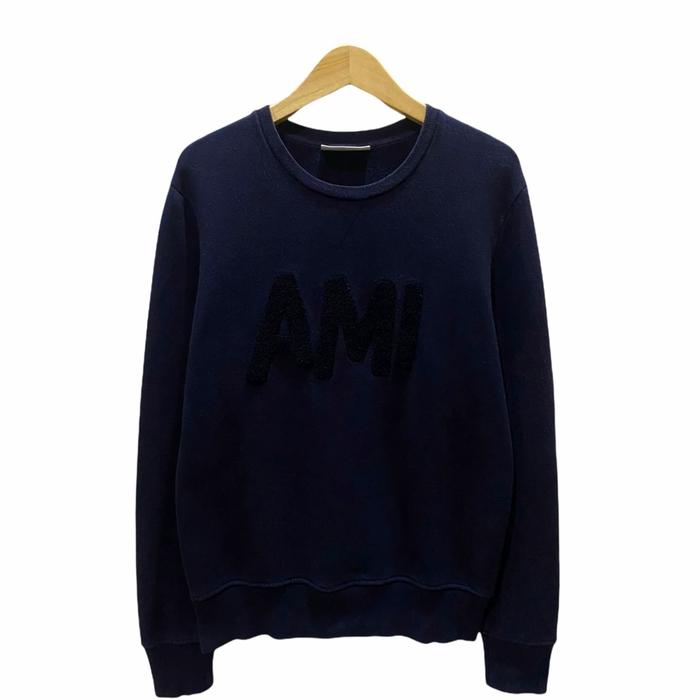 Crewneck AMI Alexandre Mattiussi Logo Applique Second