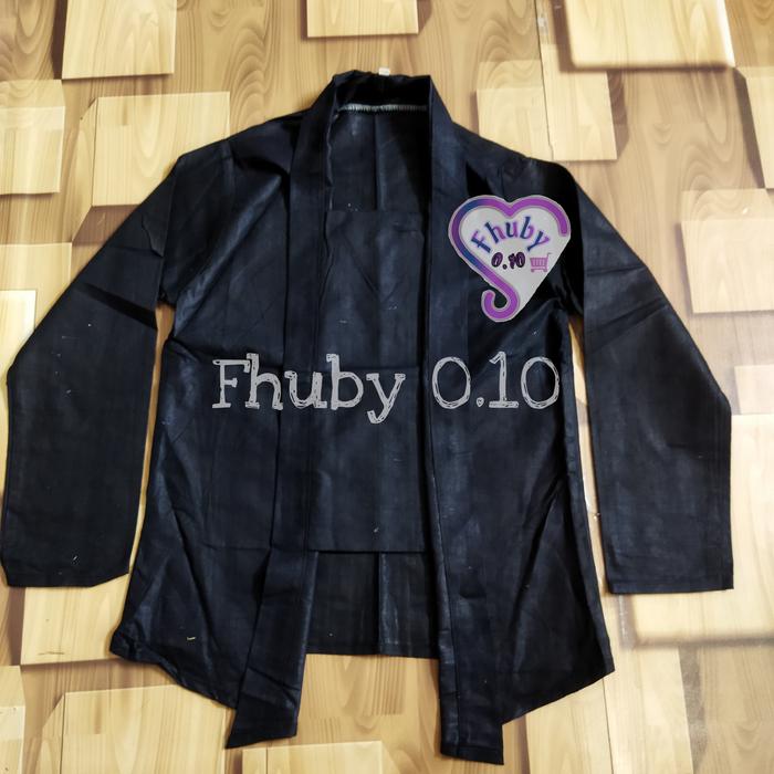 Kebaya Tenun Hitam Polos - Kebaya Adat - Kebaya Kutubaru