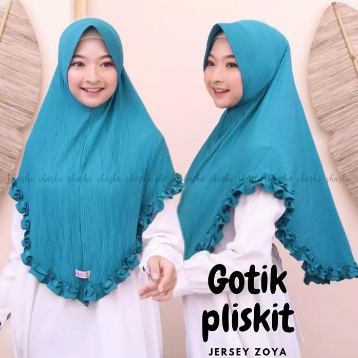 BERGO GOTIK PRISKET/ JILBAB PRISKET GOTIK/ GOTIK PRISKET JERSY