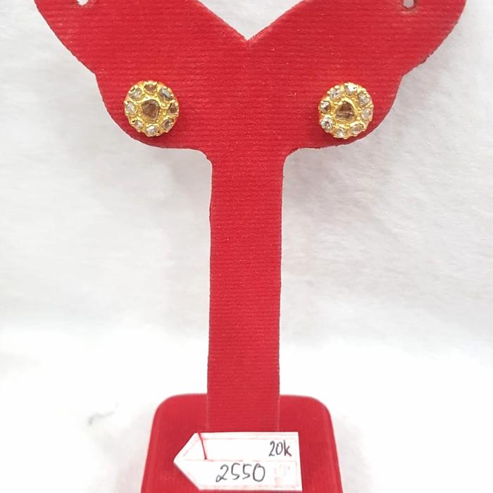 Int206Gw46Gw anting giwang permata intan berlian emas asli diamond 20K