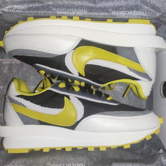 Nike LD Waffle Sacai Undercover Black Bright Citron US5 / EU37.5
