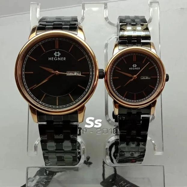 Hegner HW5049G/L/jam tangan hegner original couple bergaransi .