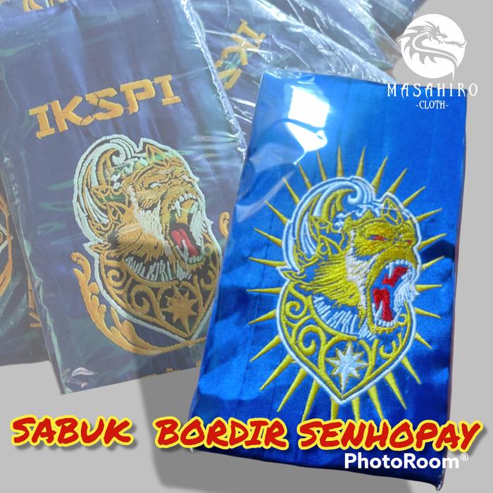 sabuk biru duplikat ikspi , bordir sen hopay, sabuk mitasi
