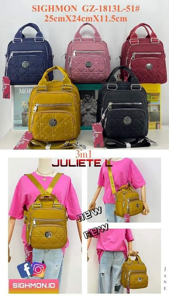 Tas Ransel Multifungsi Sighmon 1813L-40 Bahan Kanvas. Tas Wanita.!!!!!