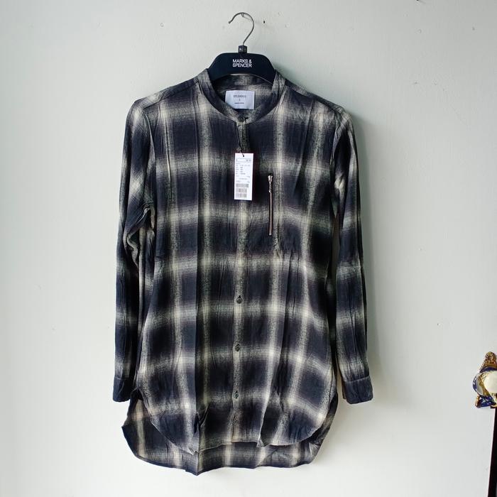 Studios/Tunik Flanel Wanita Second import/Atasan wanita Kemeja Tunik