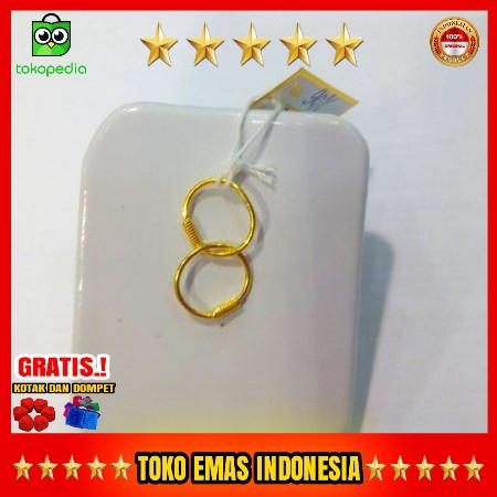 Anting bayi emas asli 24 karat | TOKO EMAS INDONESIA