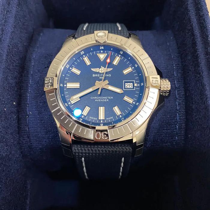 breitling avanger blue auto original jm pria