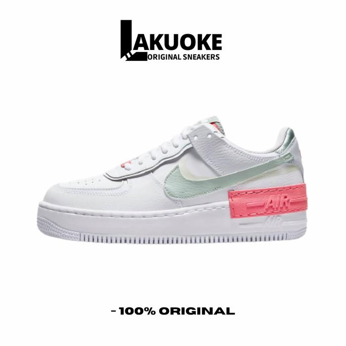 NIKE AIR FORCE 1 SHADOW WHITE JADE SMOKE SEAFOAM ORIGINAL