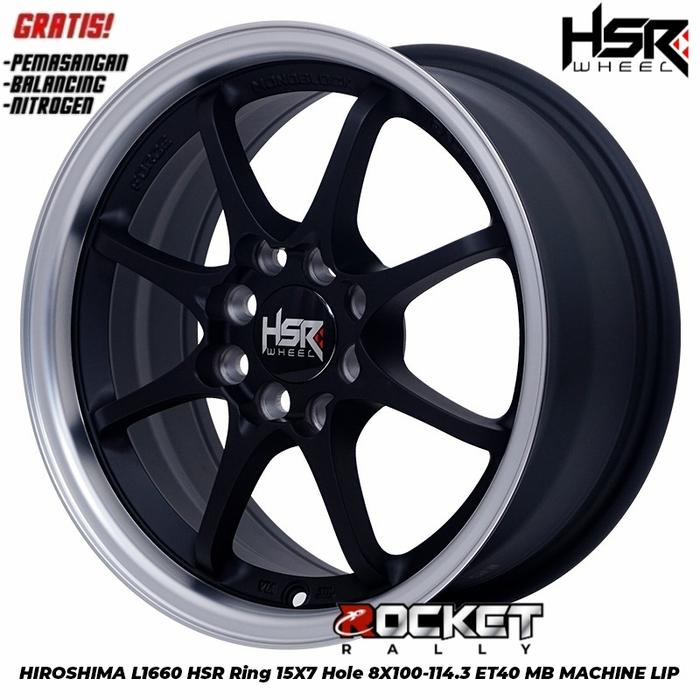 velg mobil racing R15 Terlaris HSR HIROSHIMA