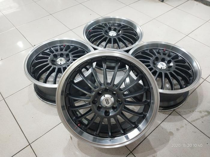 Velg racing mobil murah pelek enkei ring17 pcd4x100 / 4x114,3 avanza