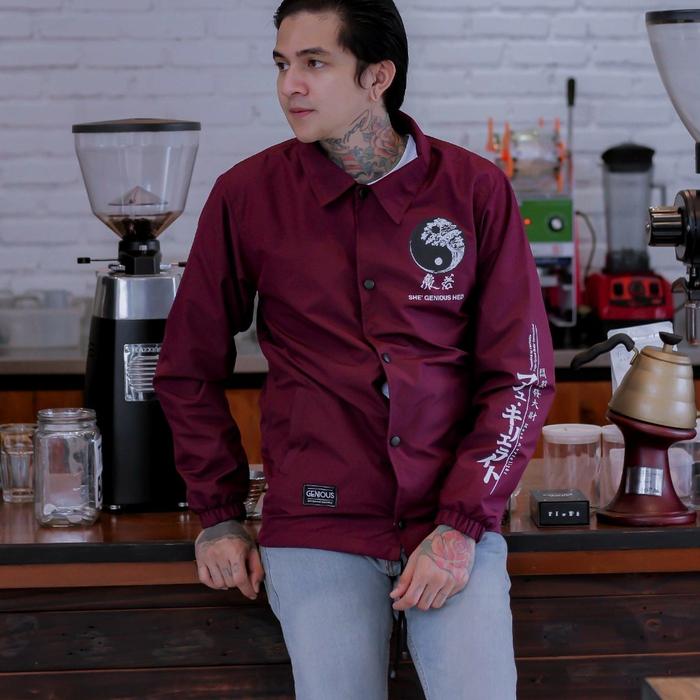 Jaket Coach Winbreaker Japan yin yang premium ori