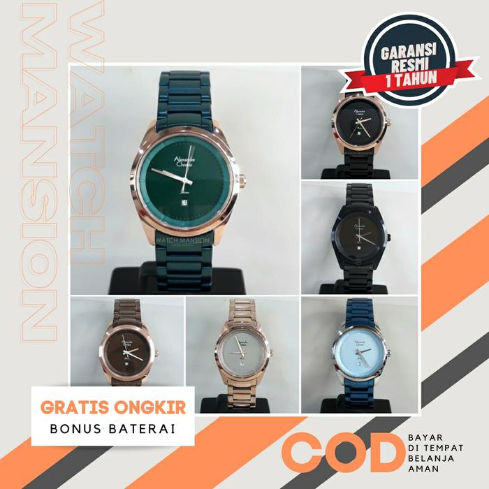 JAM WANITA ALEXANDRE CHRISTIE 2952 AC 2952 AC2952 STAINLESS STEEL ORI
