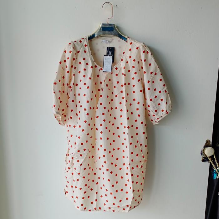 Ago/Tunik Sifon Wanita mewah Import/Atasan Wanita Tunik motif Import