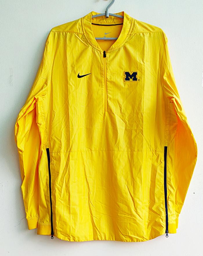JAKET PARASUT ZIPPER NIKE NFL MICHIGAN ORIGINAL
