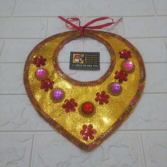 Kalung leher adat bali kostum bali perlengkapan aksesoris baju bali