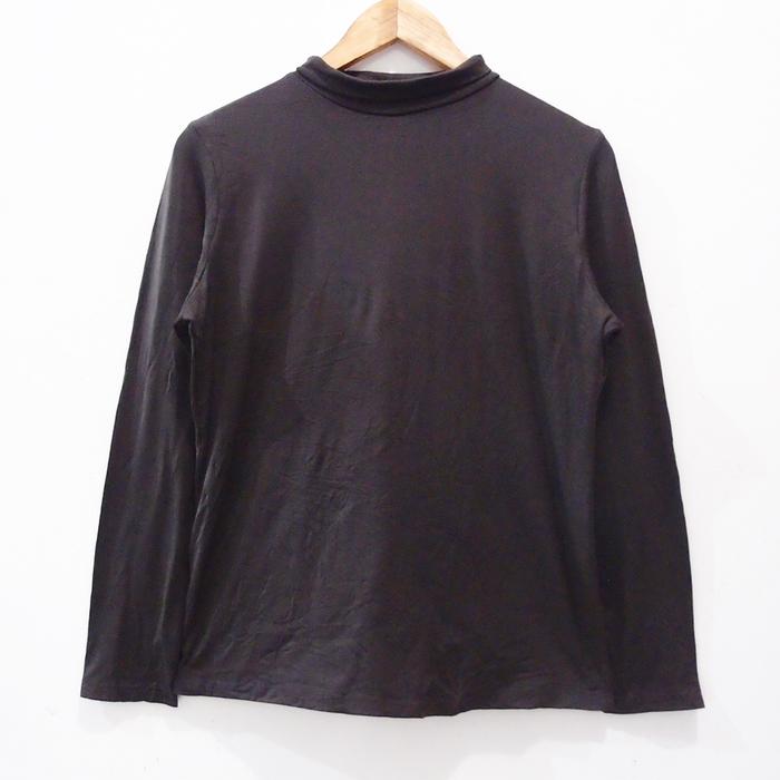 DQ268 SIZE L+ MOCCA KAOS LENGAN PANJANG SECOND BRANDED KOREA