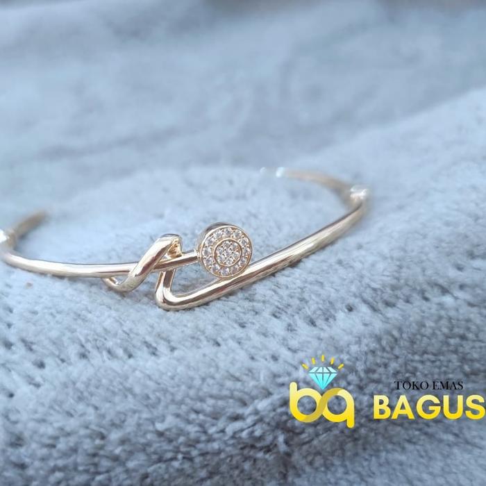 Gelang Oval Emas Asli 300 / Gelang Oval Emas Asli King Halim 09