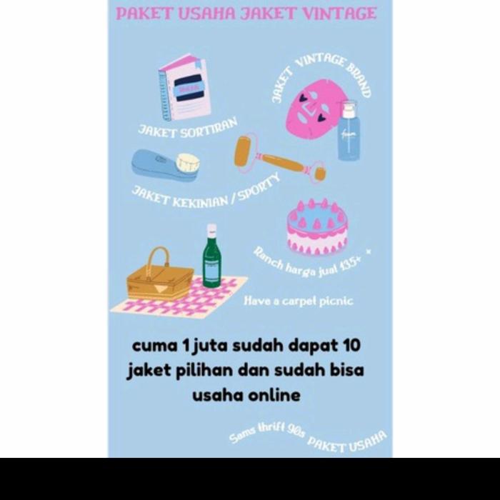 PAKET USAHA/ BORONGAN JAKET VINTAGE AUTO CUAN!!