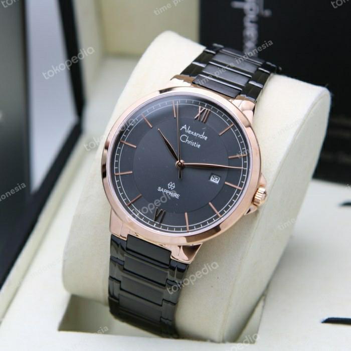 Alexandre Christie AC 8537 / AC 8547MD RoseGold Black Original&Garansi