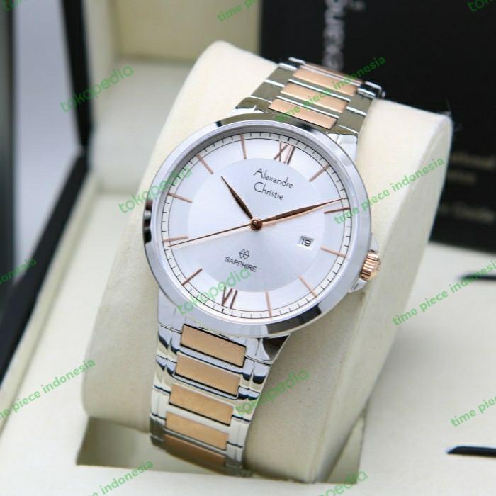 Alexandre Christie AC 8537 / AC 8547MD Silver Kombi Original & Garansi