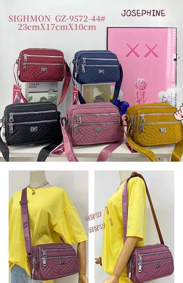 Tas selempang wanita Tas Wanita Tas Sighmon 9572-44 Bahan Kanvas Tebal